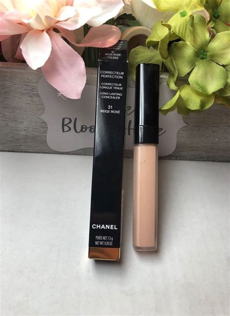 chanel makeup concealer|chanel concealer 31 beige rose.